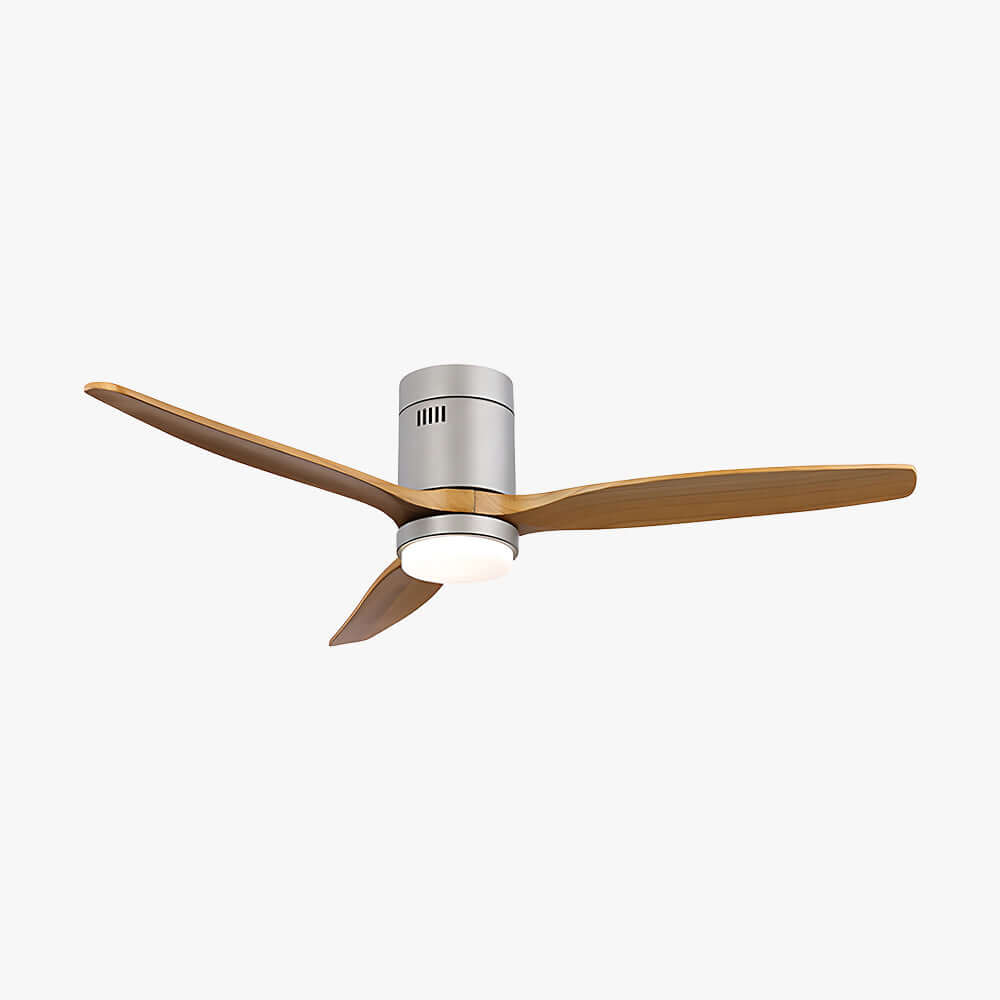 Kyloze Ceiling Fan Light | Modern Minimalist Wood Light