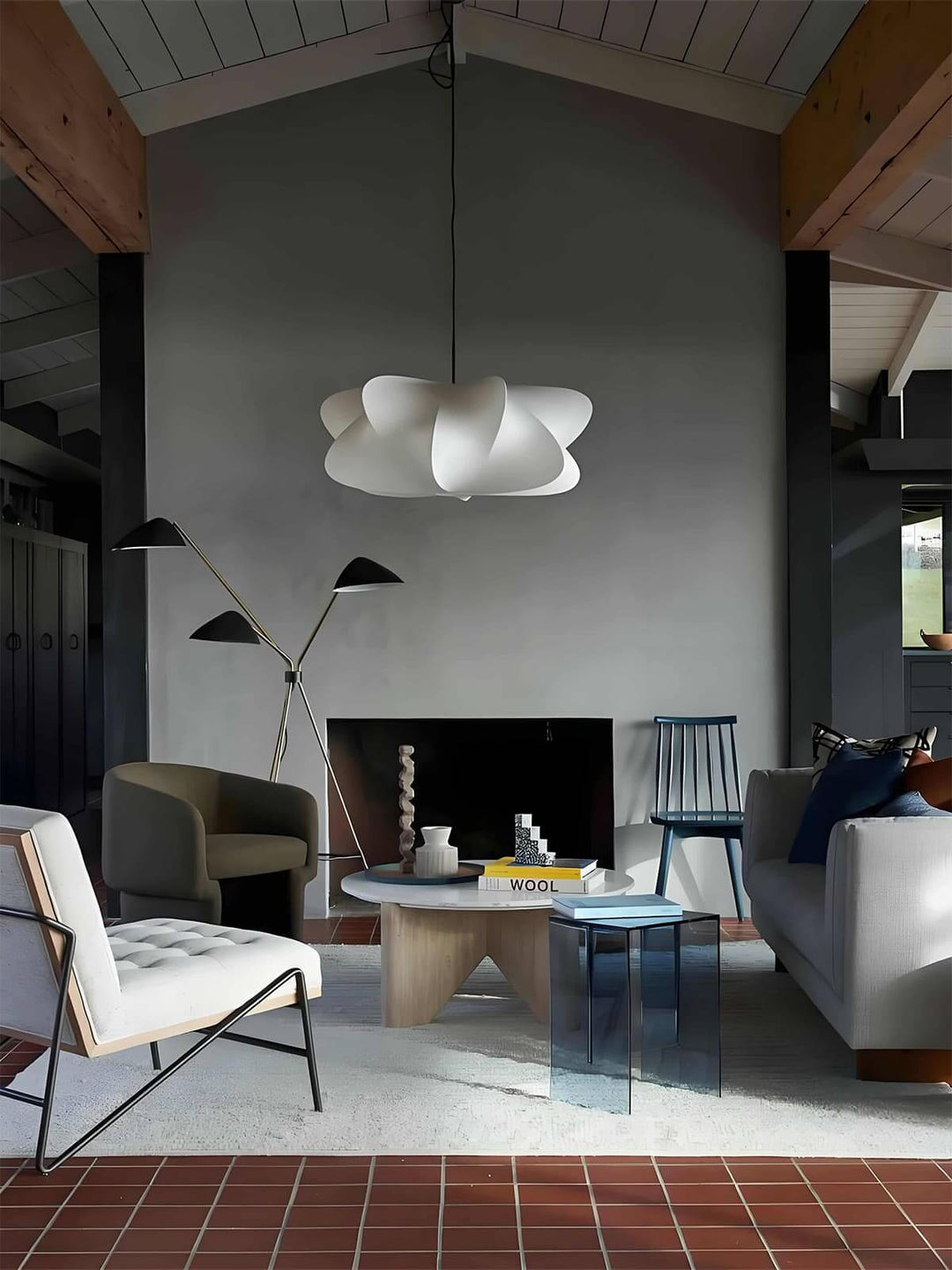 Kylvo Chandelier – Japanese-Style Living Room Lamp