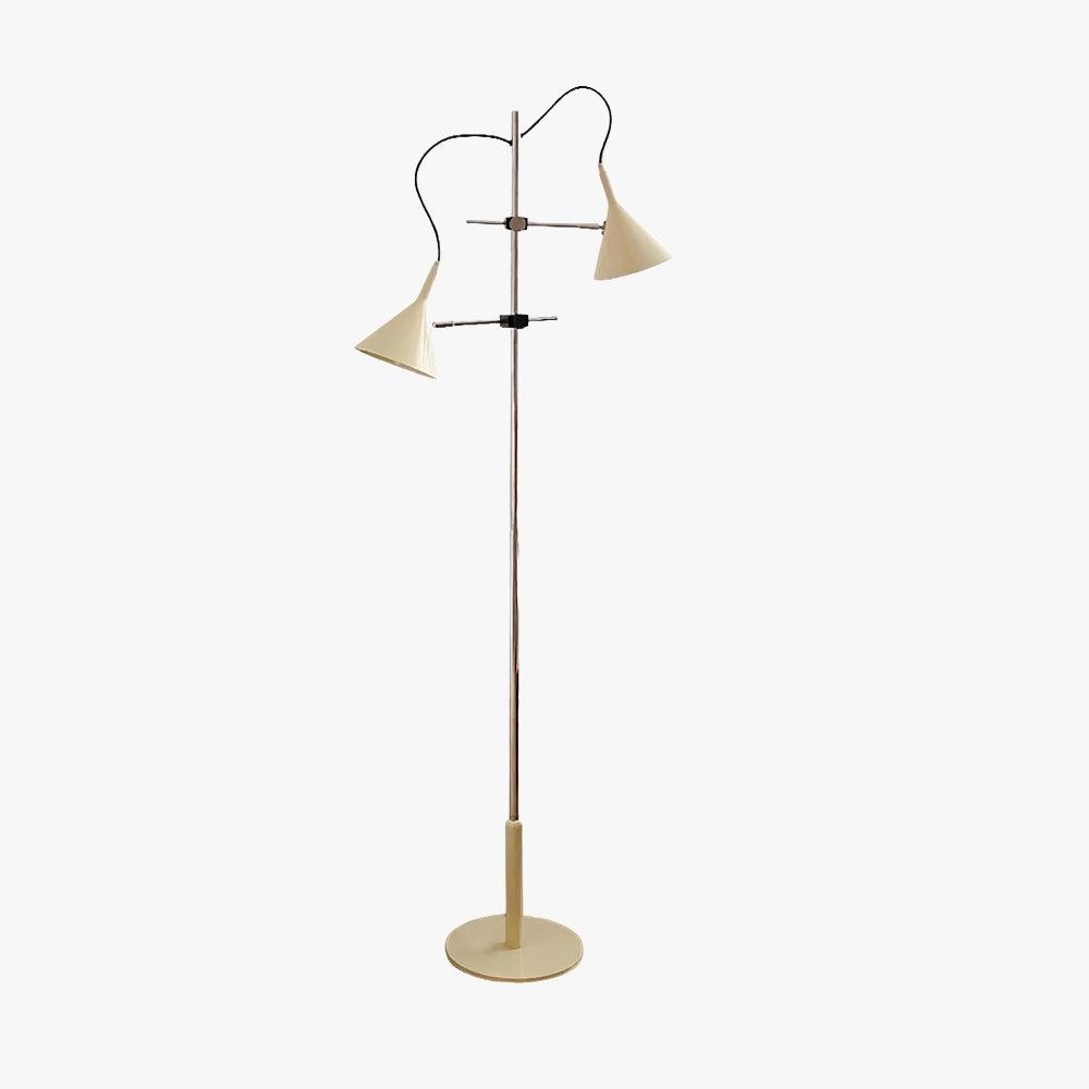 Laiton Floor Lamp - Adjustable Arms & Elegant White-Tinted Light | Vinlighting | Vinlighting