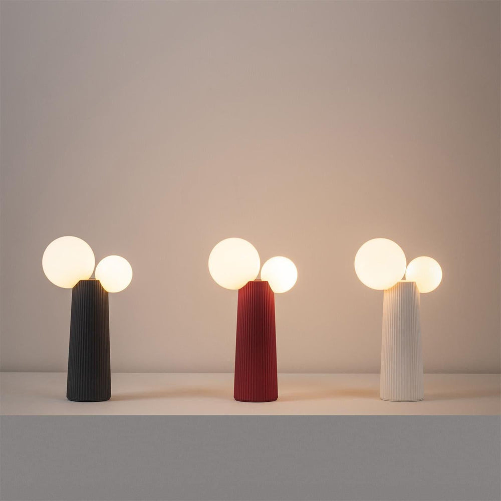 Land Table Lamp - Green, Red & Glass | Vinlighting | Vinlighting | Vinlighting