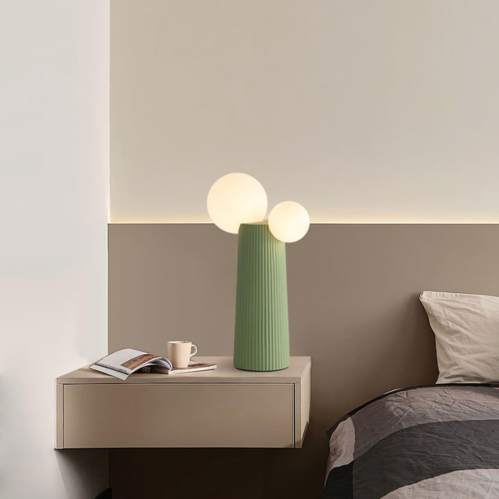 Land Table Lamp - Green, Red & Glass | Vinlighting | Vinlighting | Vinlighting