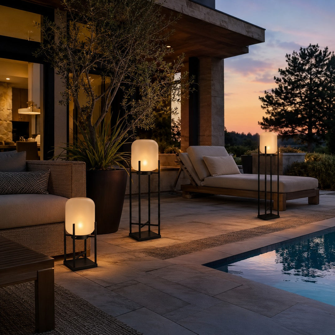 Lantern Outdoor Floor Lamp