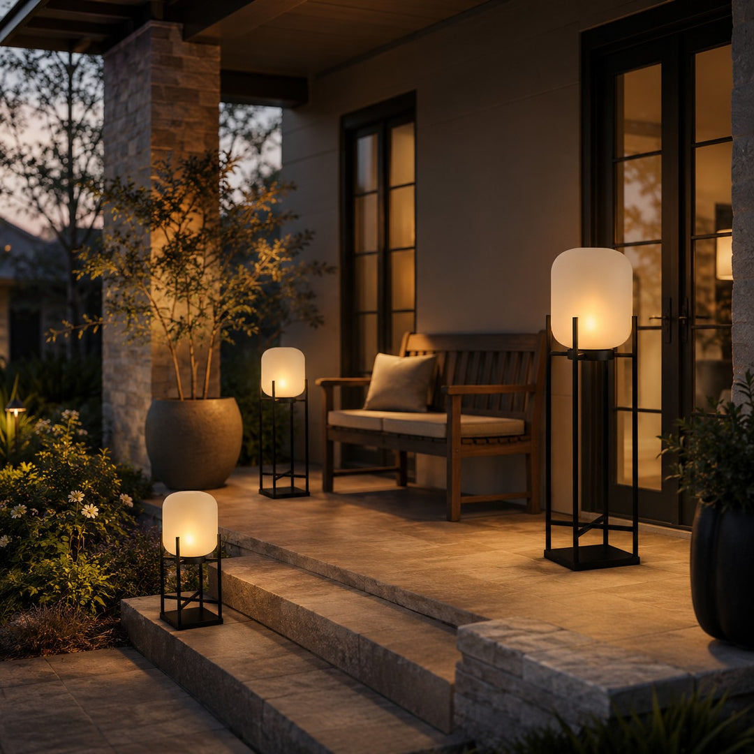 Lantern Outdoor Floor Lamp