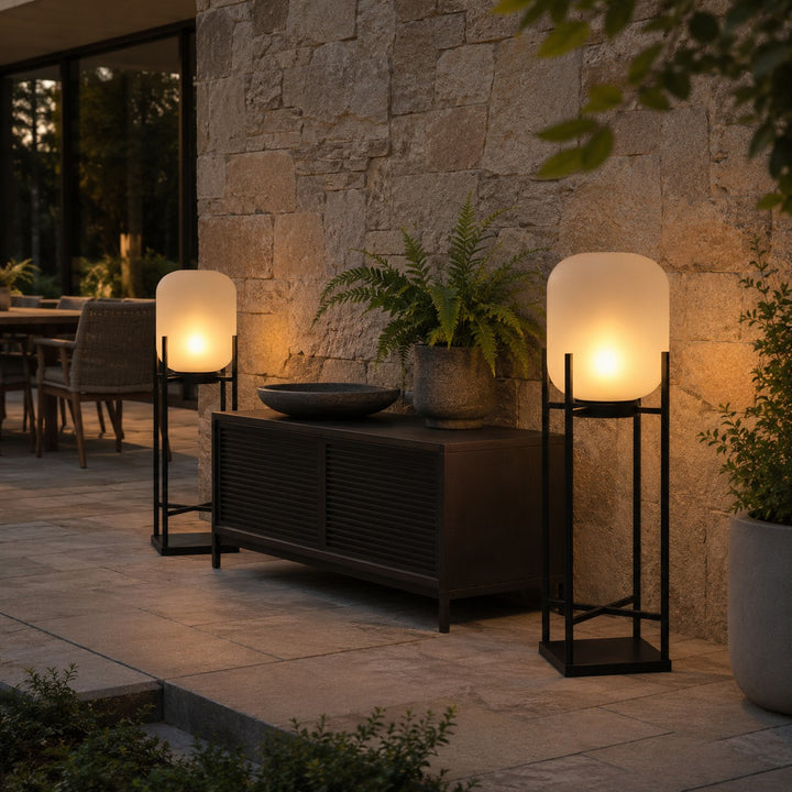 Lantern Outdoor Floor Lamp