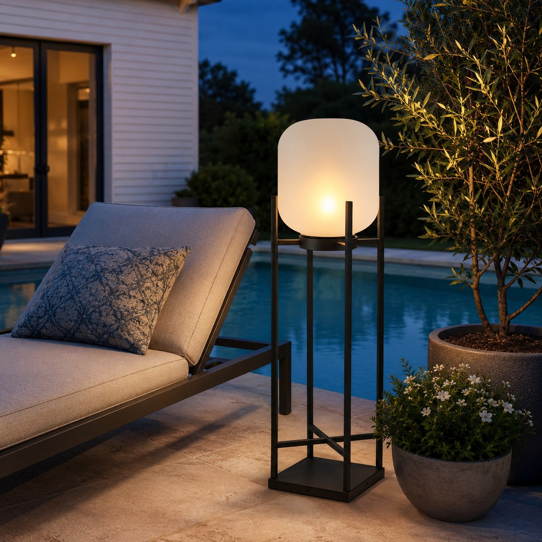 Lantern Outdoor Floor Lamp