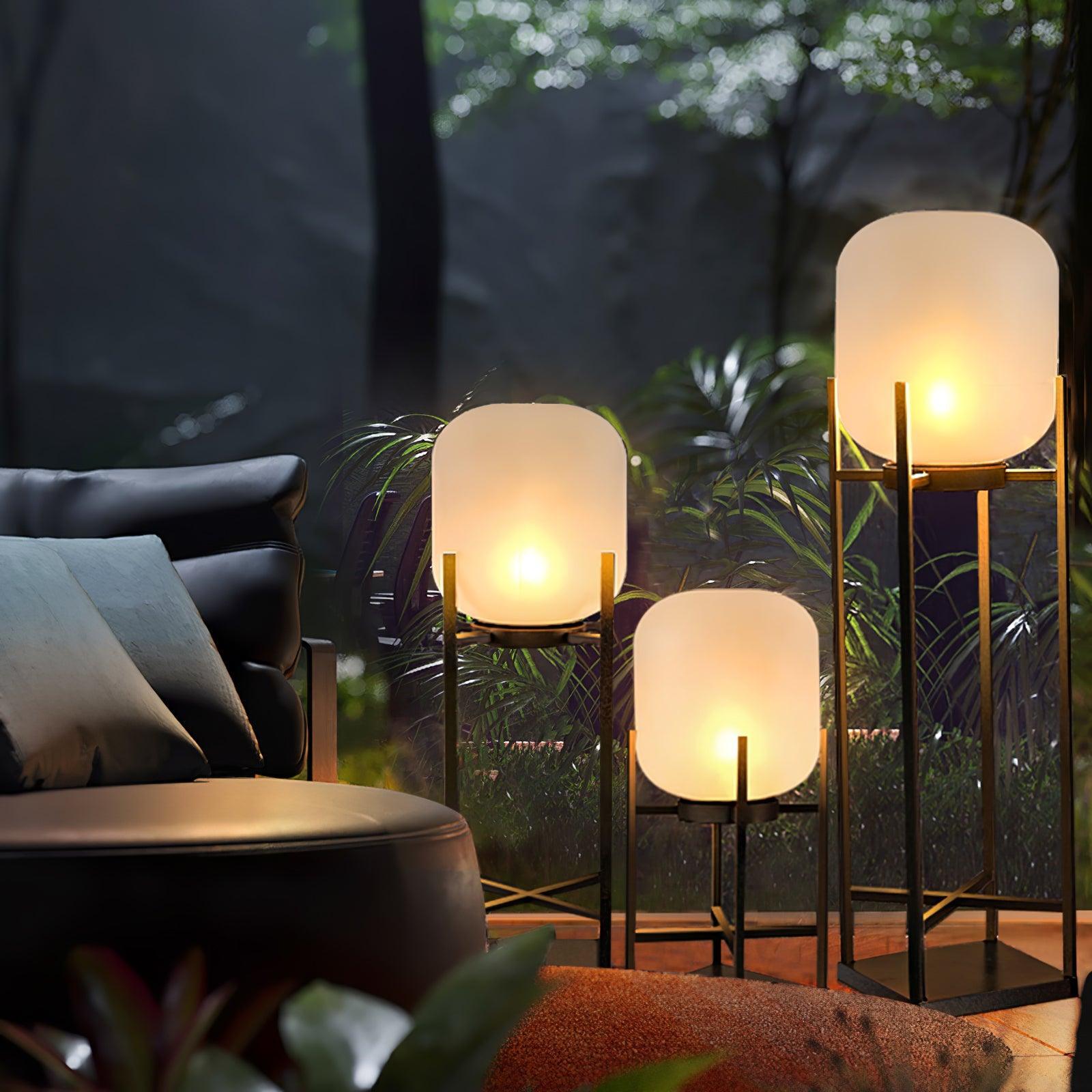 Lantern Outdoor Floor Lamp - Vinlighting