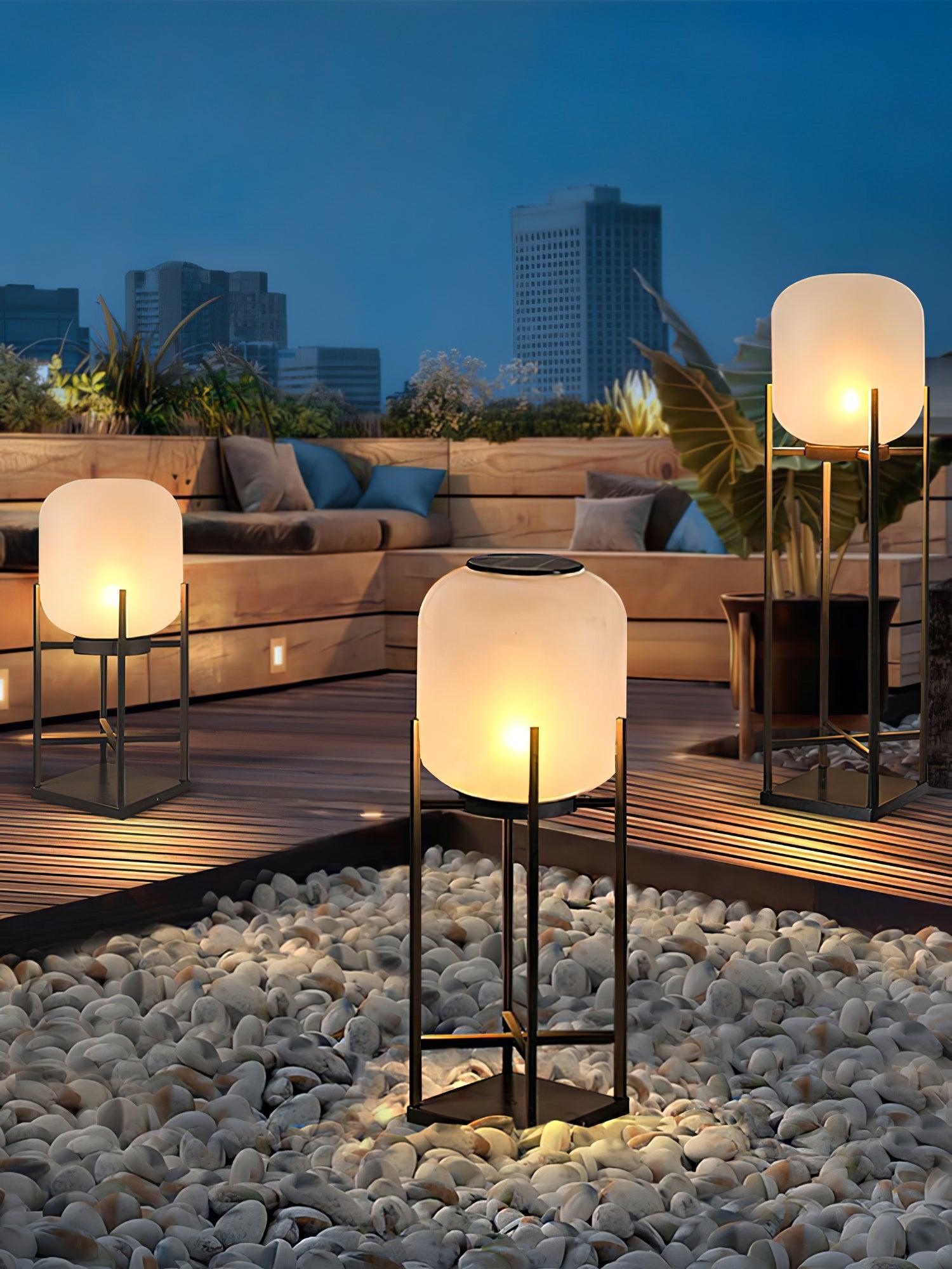 Lantern Outdoor Floor Lamp - Vinlighting