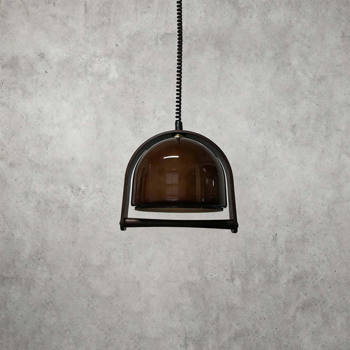 Lanuro Pendant Light – Nordic Retro Glass Retractable Lamp