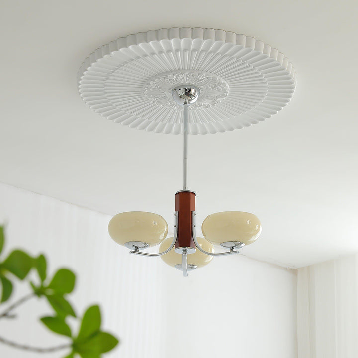 Larenta Rico Chandelier | Timeless Gold Vintage Lighting | Vinlighting | Vinlighting