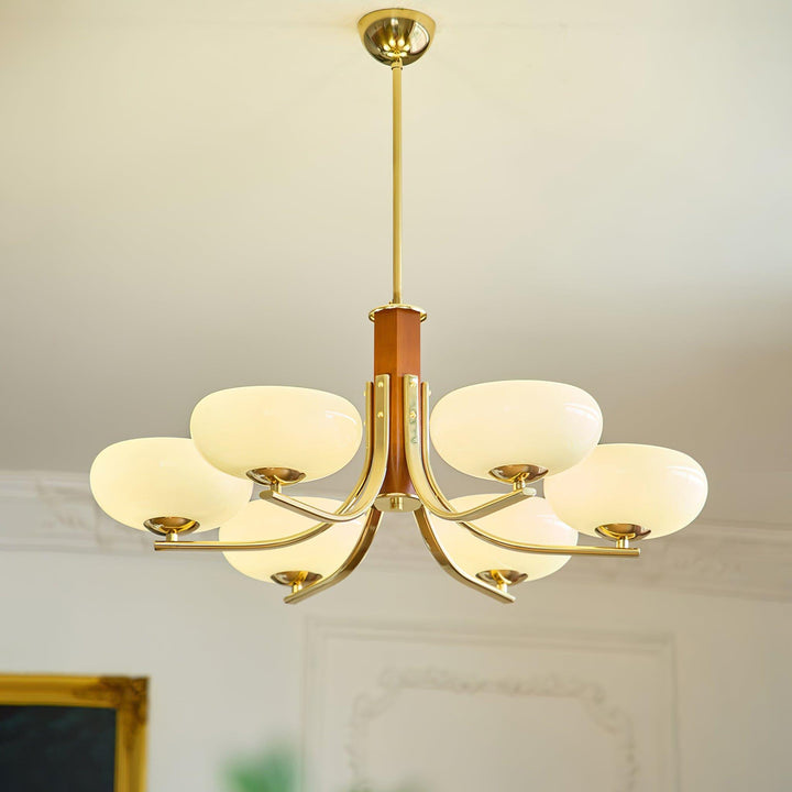 Larenta Rico Chandelier | Timeless Gold Vintage Lighting | Vinlighting | Vinlighting