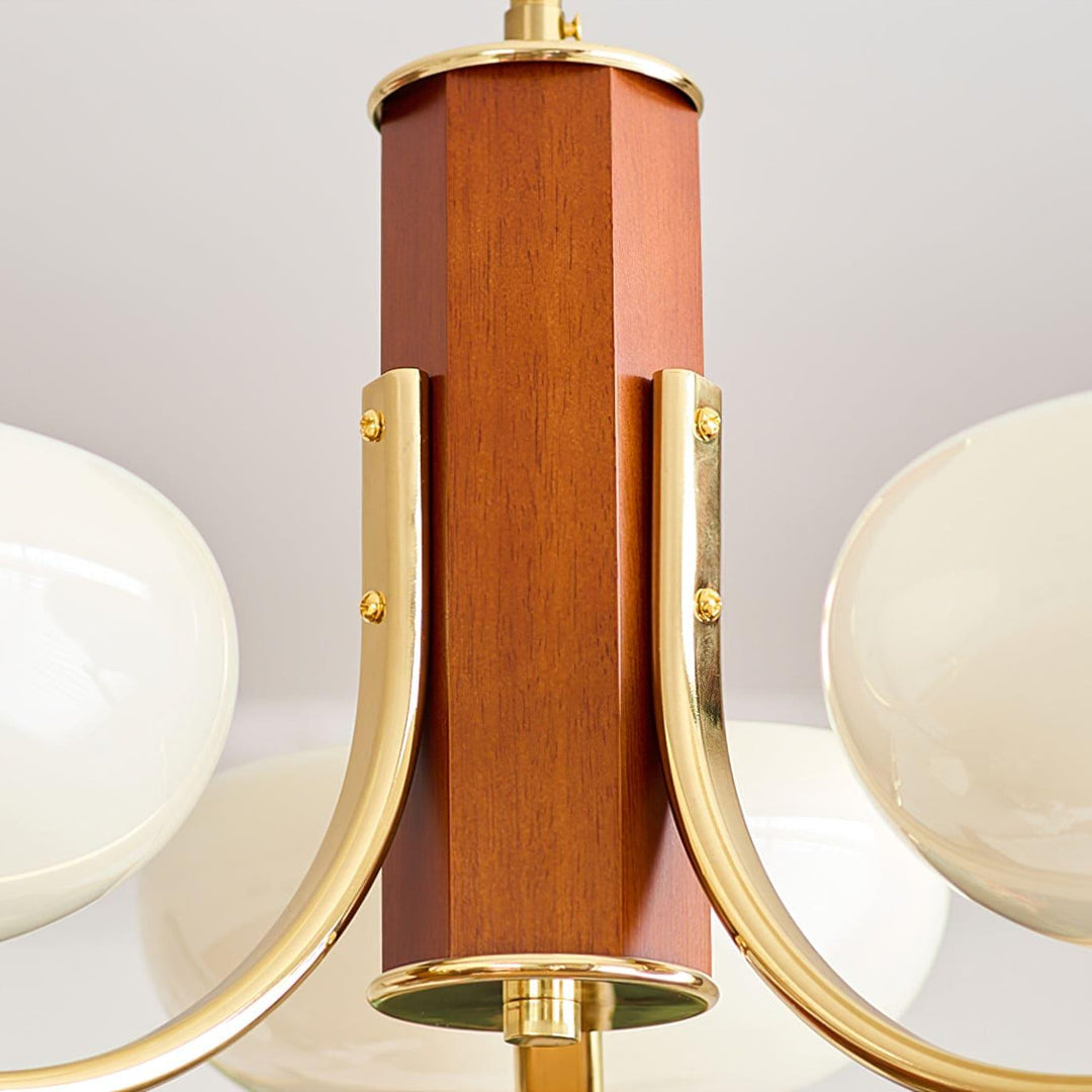 Larenta Rico Chandelier | Timeless Gold Vintage Lighting | Vinlighting | Vinlighting