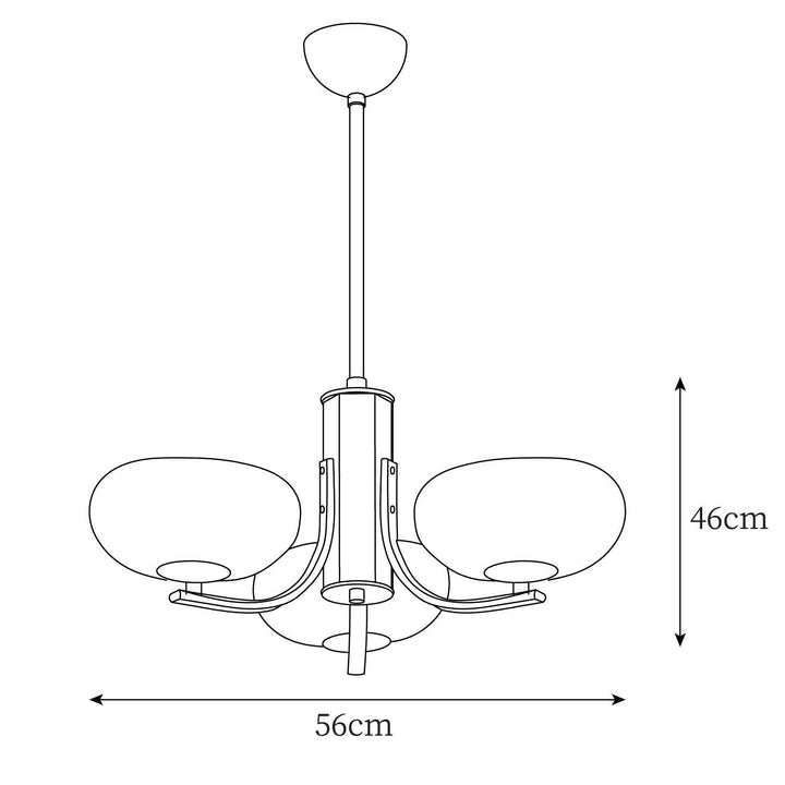Larenta Rico Chandelier | Timeless Gold Vintage Lighting | Vinlighting | Vinlighting