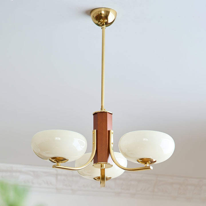 Larenta Rico Chandelier | Timeless Gold Vintage Lighting | Vinlighting | Vinlighting