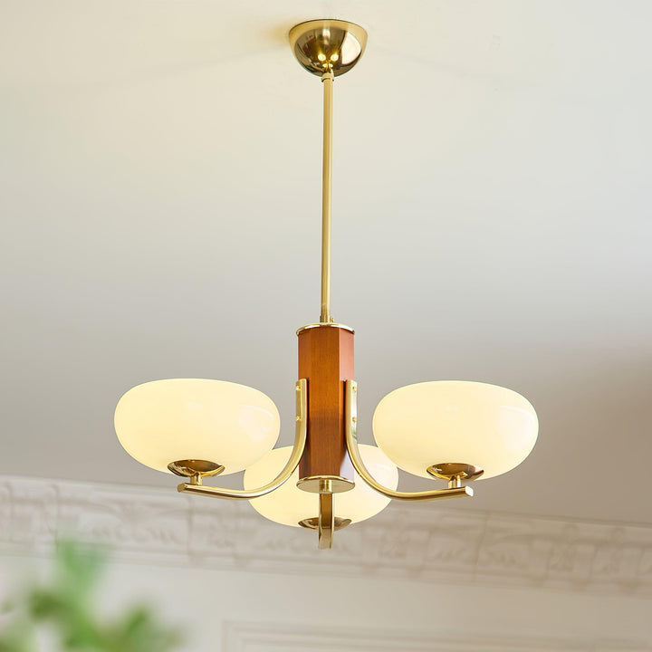 Larenta Rico Chandelier | Timeless Gold Vintage Lighting | Vinlighting | Vinlighting