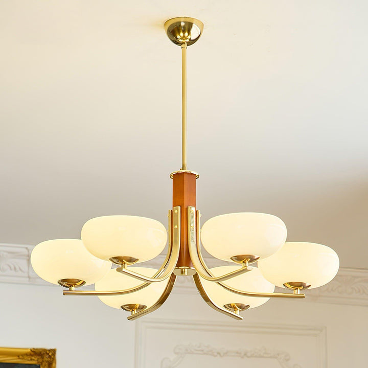 Larenta Rico Chandelier | Timeless Gold Vintage Lighting | Vinlighting | Vinlighting