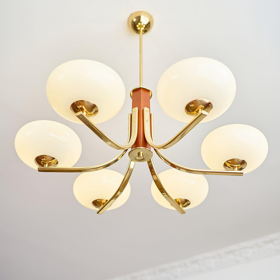 Larenta Rico Chandelier | Timeless Gold Vintage Lighting | Vinlighting | Vinlighting