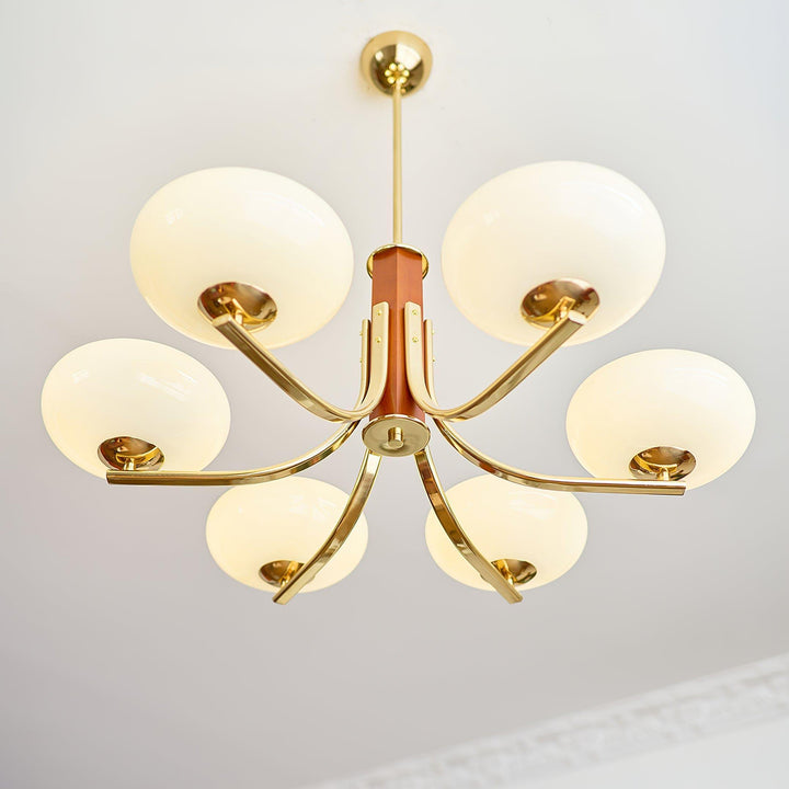 Larenta Rico Chandelier | Timeless Gold Vintage Lighting | Vinlighting | Vinlighting