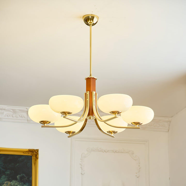 Larenta Rico Chandelier | Timeless Gold Vintage Lighting | Vinlighting | Vinlighting
