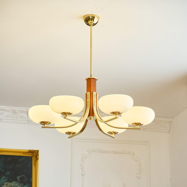 Larenta Rico Chandelier | Timeless Gold Vintage Lighting | Vinlighting | Vinlighting