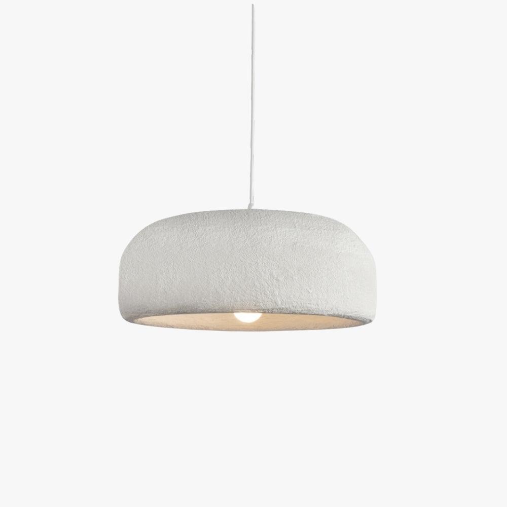 Large Rustic Resin Pendant Light - Round Hanging Lamp for Dining Room | Vinlighting | Vinlighting