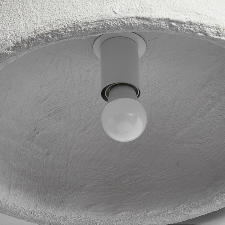 Large Rustic Resin Pendant Light - Round Hanging Lamp for Dining Room | Vinlighting | Vinlighting