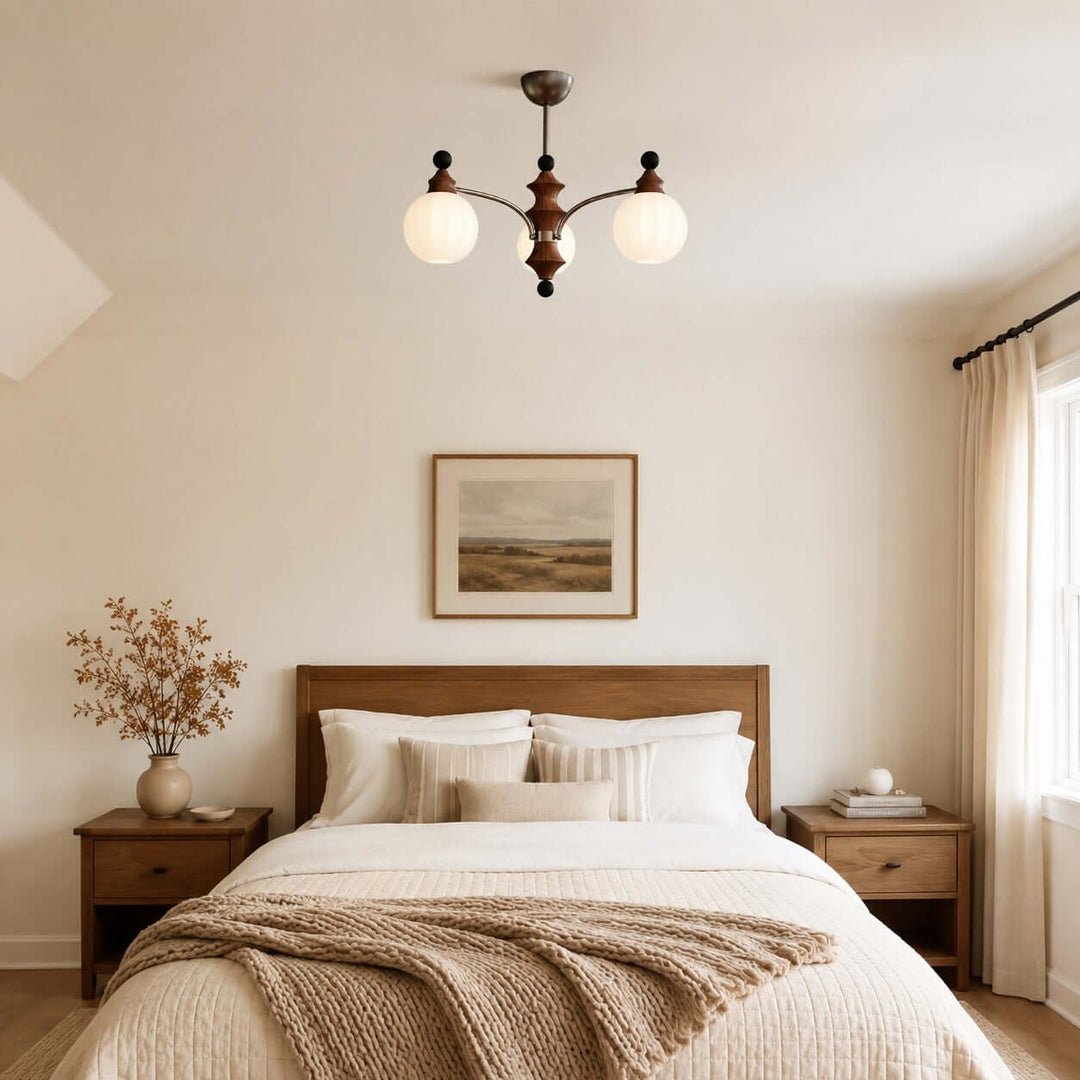 Laurent Chandelier – French Vintage Glass Dining Room Light Fixture | Vinlighting