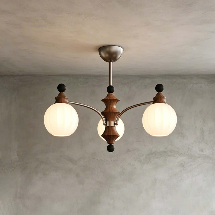 Laurent Chandelier – French Vintage Glass Dining Room Light Fixture | Vinlighting