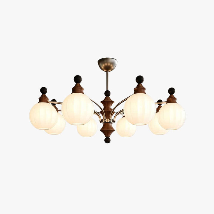 Laurent Chandelier – French Vintage Glass Dining Room Light Fixture | Vinlighting