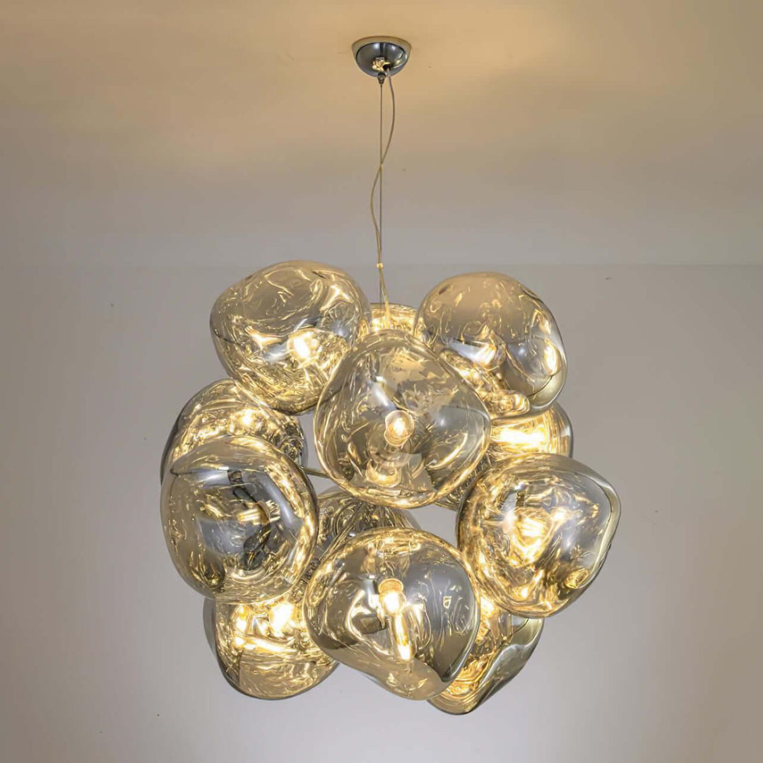Lava Bubbles Chandelier | Dynamic & Reflective Modern Lighting | Vinlighting | Vinlighting