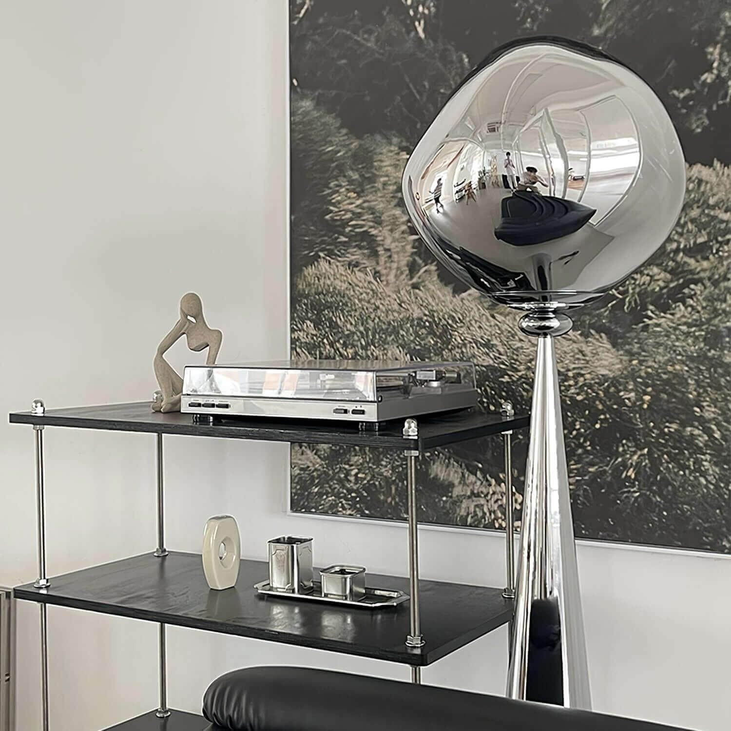 Lava Cone Fat Floor Lamp - Unique Spherical Design & Ethereal Glow