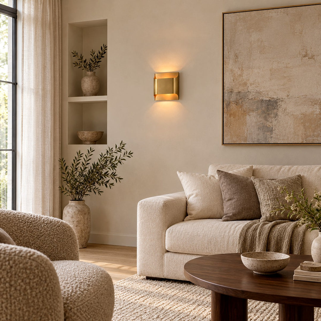 Leclerc Brass Wall Lamp