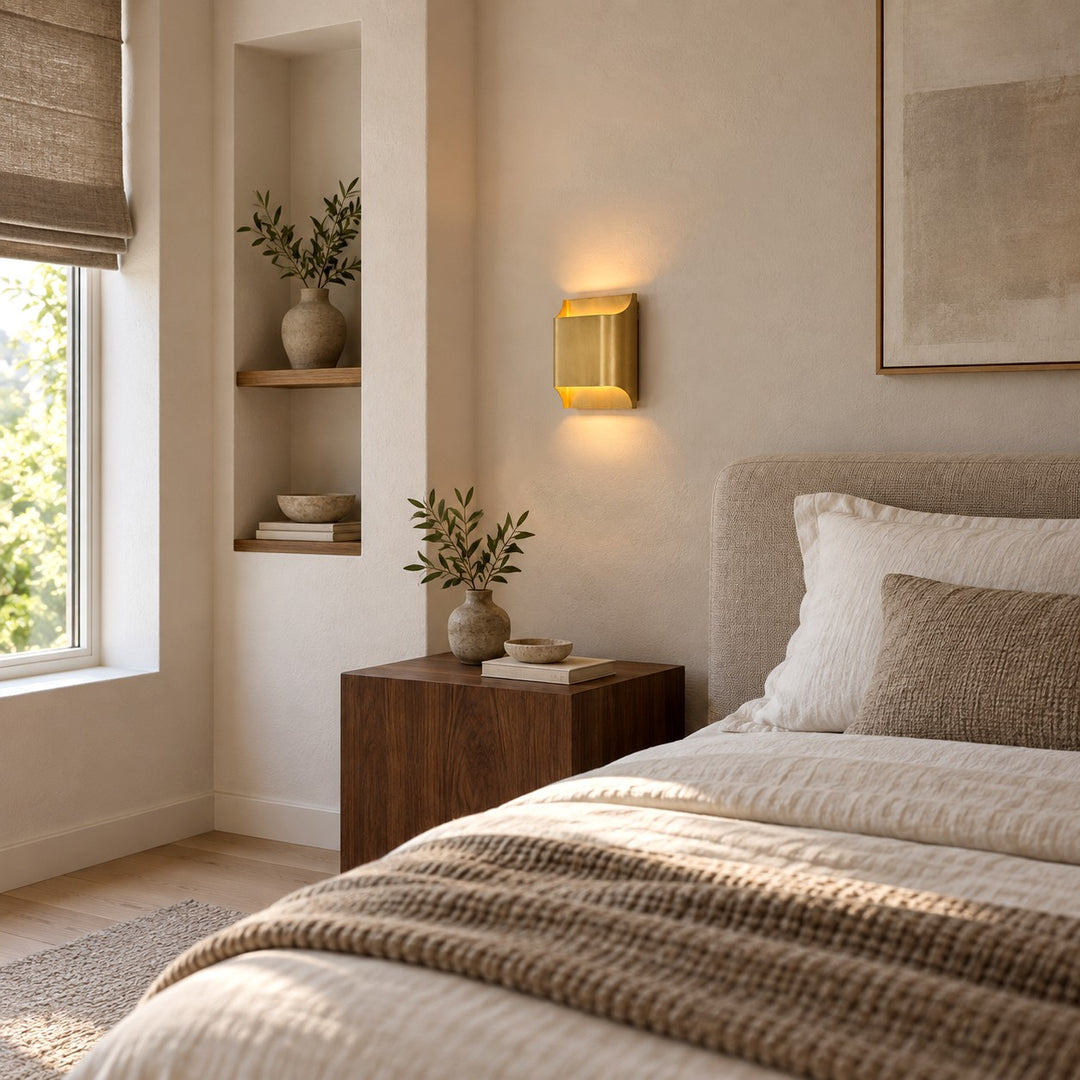 Leclerc Brass Wall Lamp