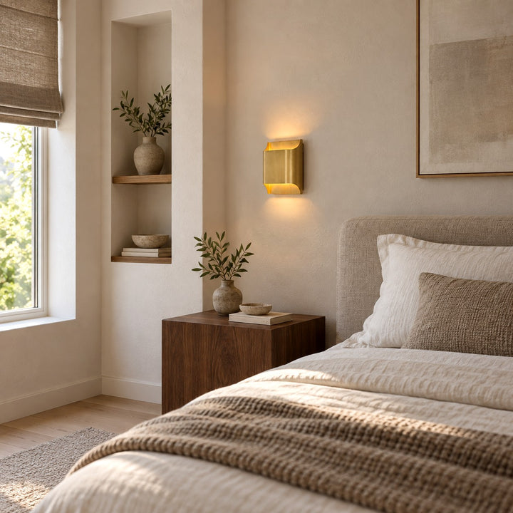 Leclerc Brass Wall Lamp