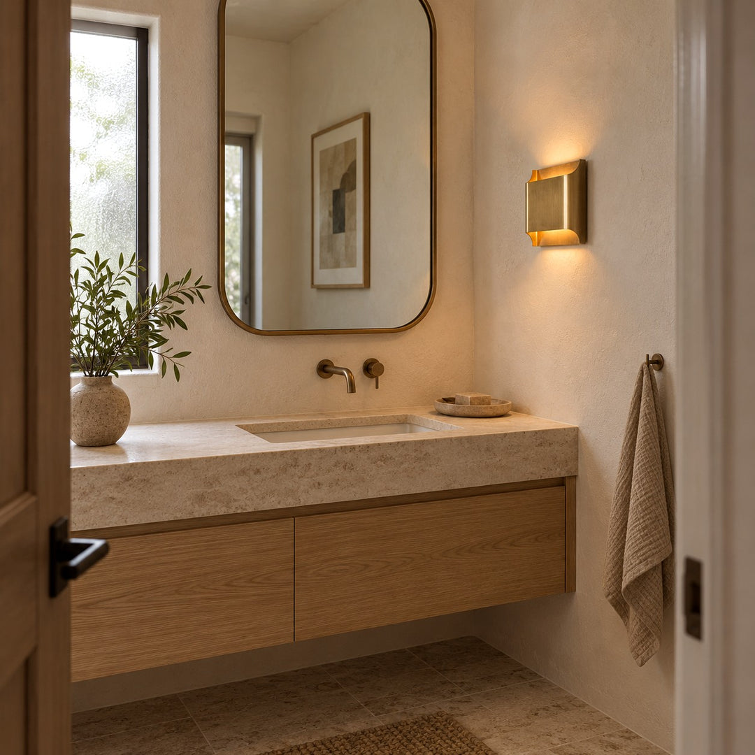 Leclerc Brass Wall Lamp