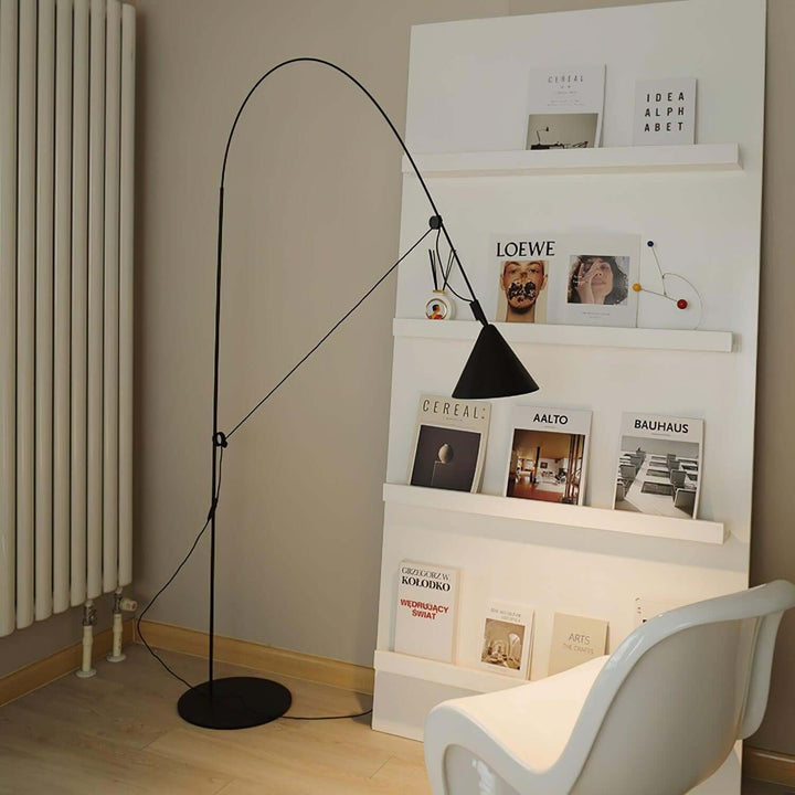 Lemaver Floor Lamp – Postmodern Minimalist Long Pole Creative Light