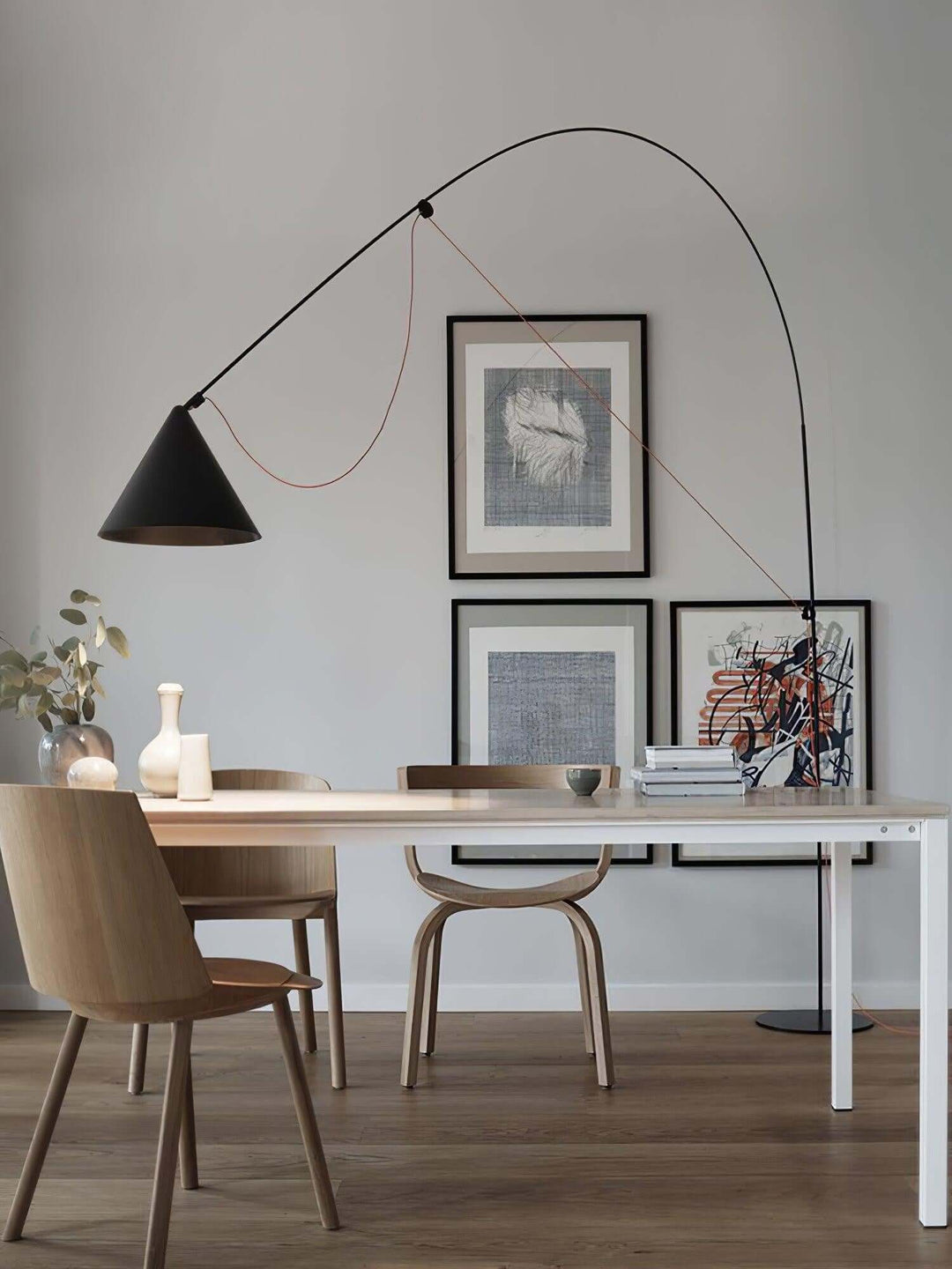 Lemaver Floor Lamp – Postmodern Minimalist Long Pole Creative Light