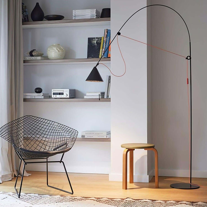 Lemaver Floor Lamp – Postmodern Minimalist Long Pole Creative Light