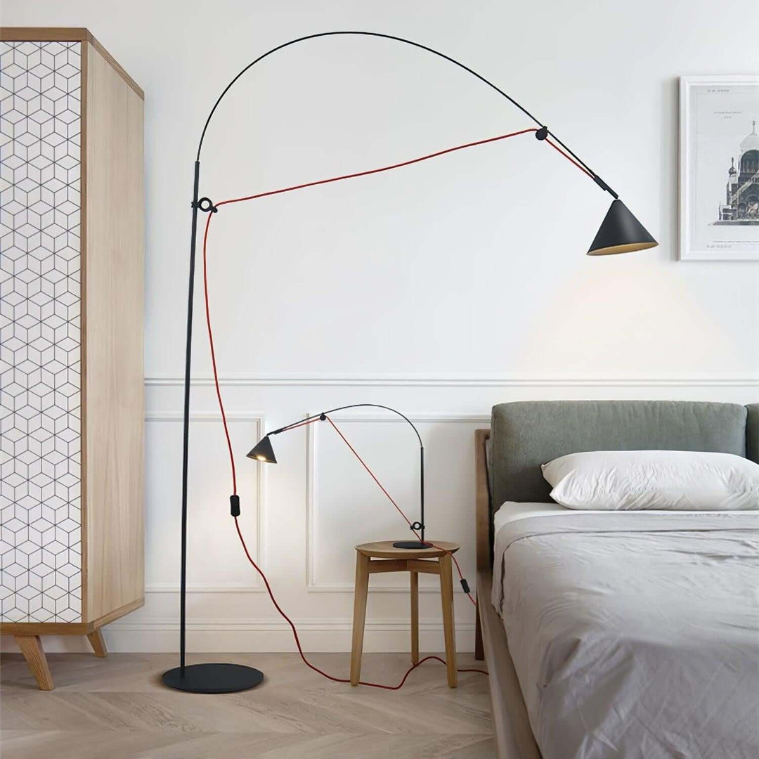 Lemaver Floor Lamp – Postmodern Minimalist Long Pole Creative Light