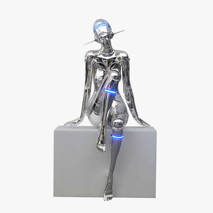 Lenvor Goddess Floor Lamp – Resin Sculpture Art Deco Light