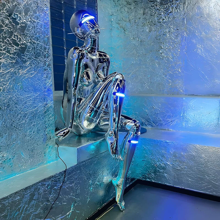 Lenvor Goddess Floor Lamp – Resin Sculpture Art Deco Light