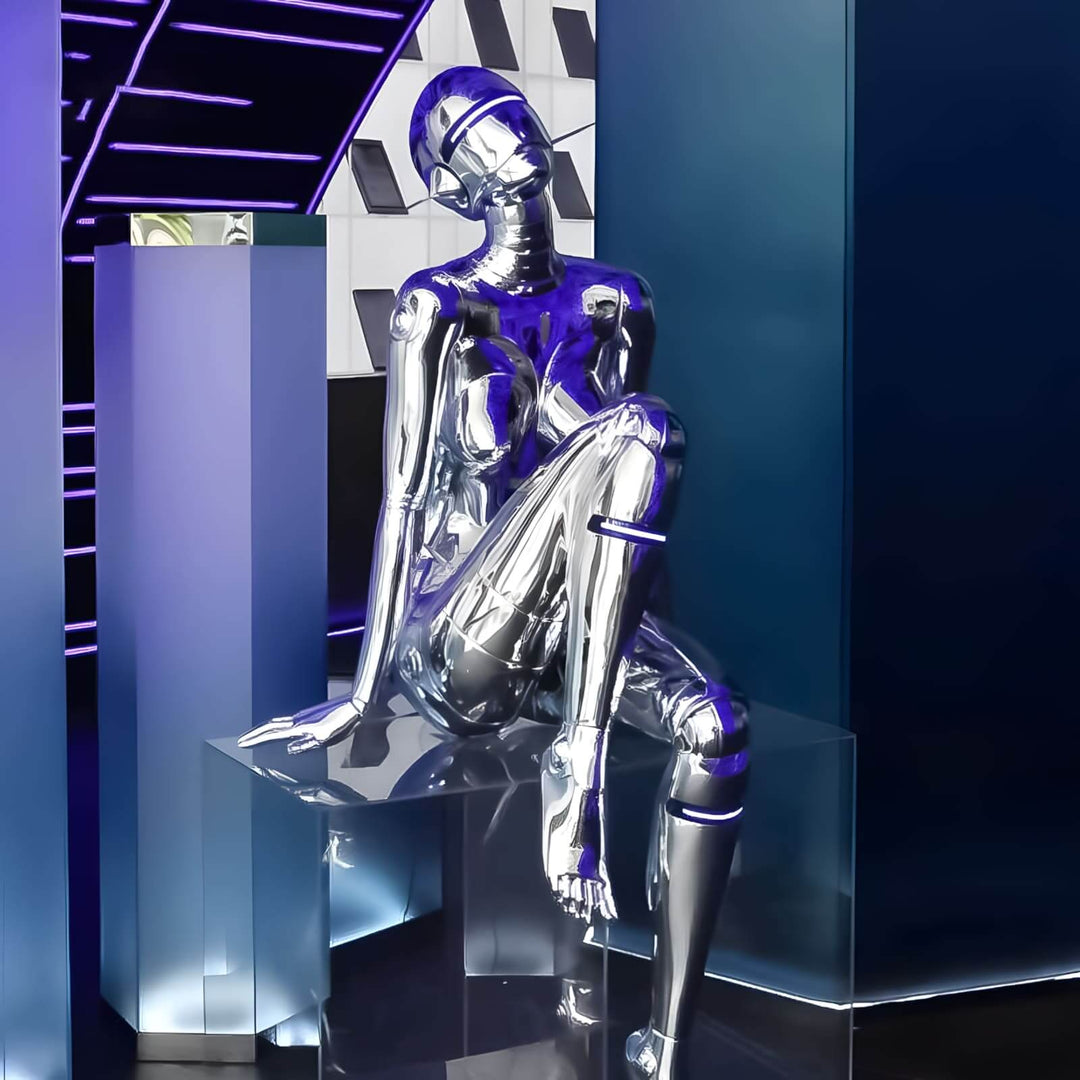 Lenvor Goddess Floor Lamp – Resin Sculpture Art Deco Light