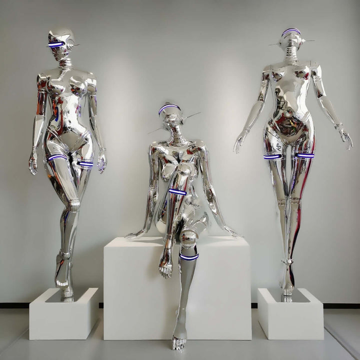 Lenvor Goddess Floor Lamp – Resin Sculpture Art Deco Light