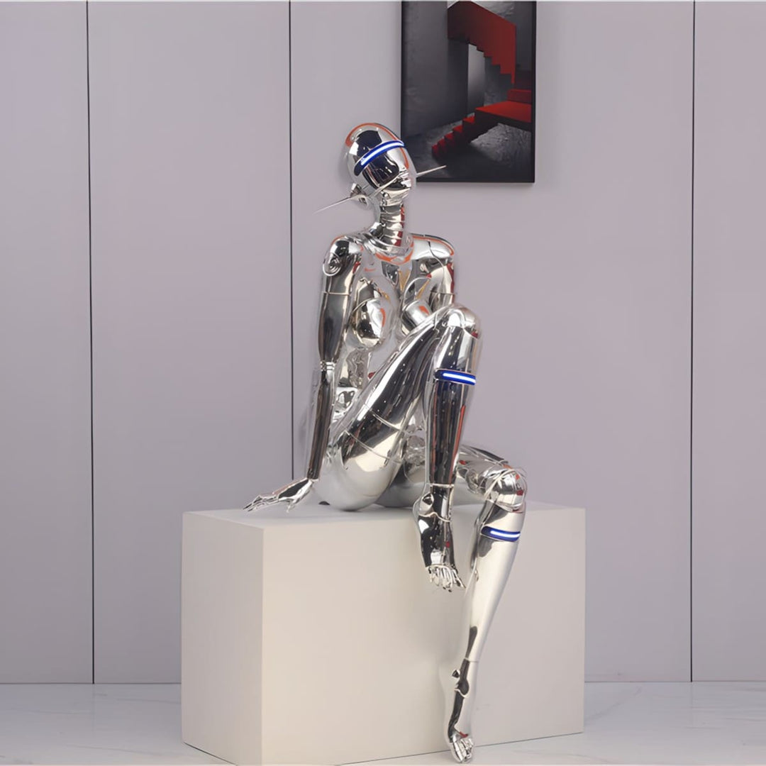 Lenvor Goddess Floor Lamp – Resin Sculpture Art Deco Light