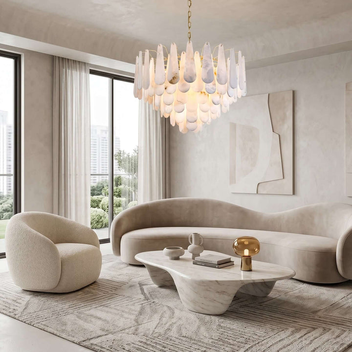 Leon Alabaster Chandelier