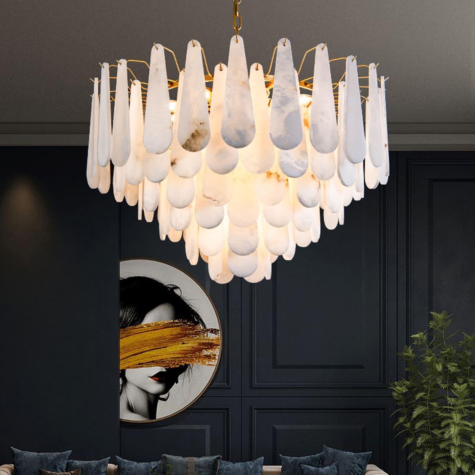 Leon Alabaster Chandelier - Vinlighting