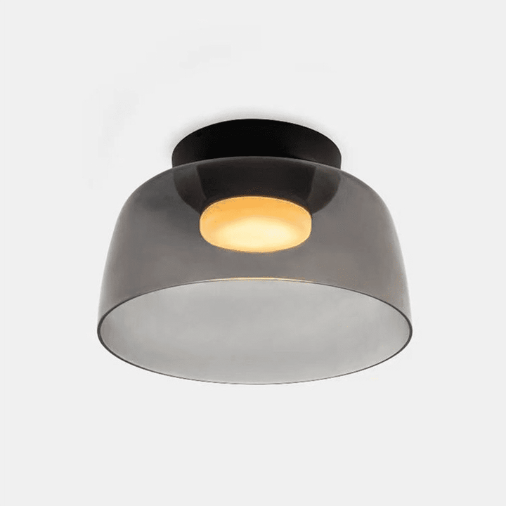 Levels Ceiling Light – Sculptural Amber Glass Light Fixture | Vinlighting | Vinlighting