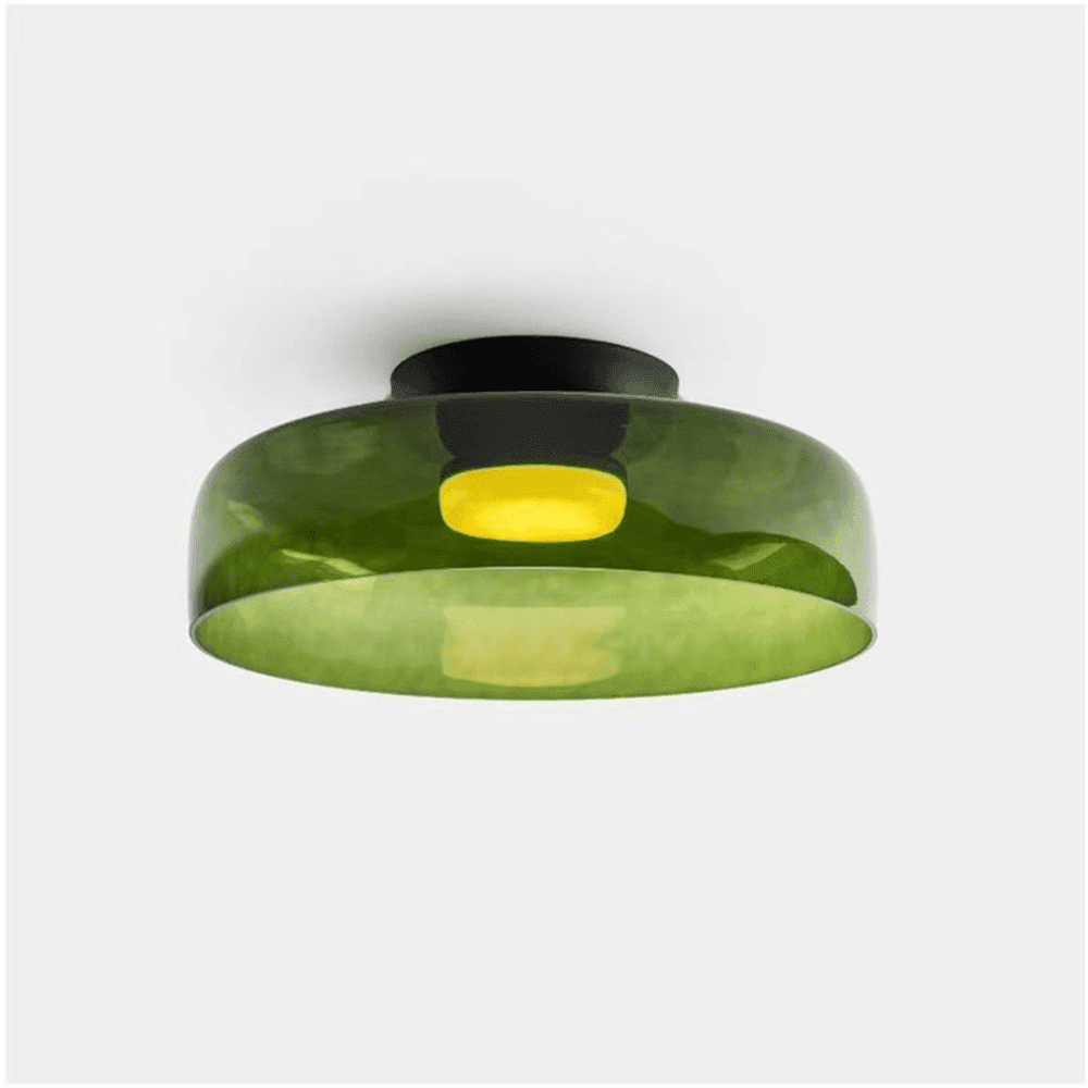 Levels Ceiling Light – Sculptural Amber Glass Light Fixture | Vinlighting | Vinlighting