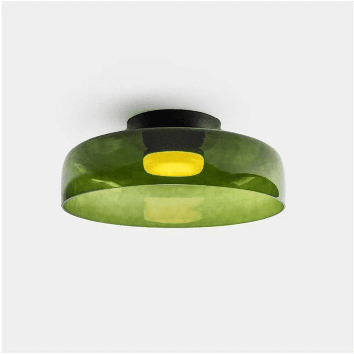 Levels Ceiling Light – Sculptural Amber Glass Light Fixture | Vinlighting | Vinlighting