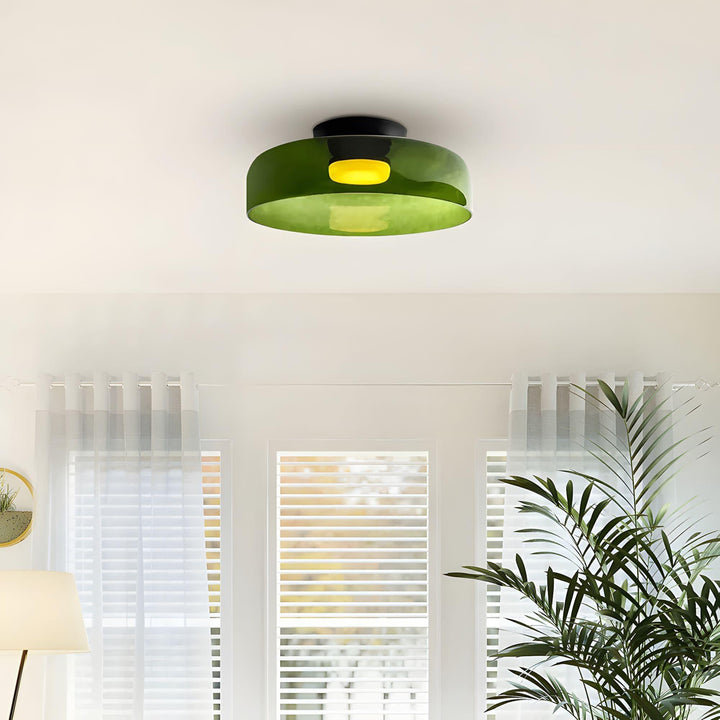 Levels Ceiling Light – Sculptural Amber Glass Light Fixture | Vinlighting | Vinlighting