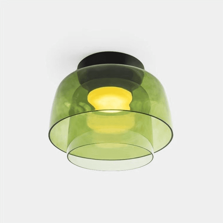 Levels Ceiling Light – Sculptural Amber Glass Light Fixture | Vinlighting | Vinlighting